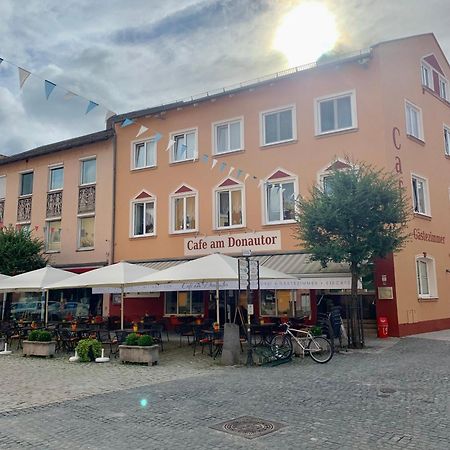 Cafe Am Donautor Kelheim Exterior foto